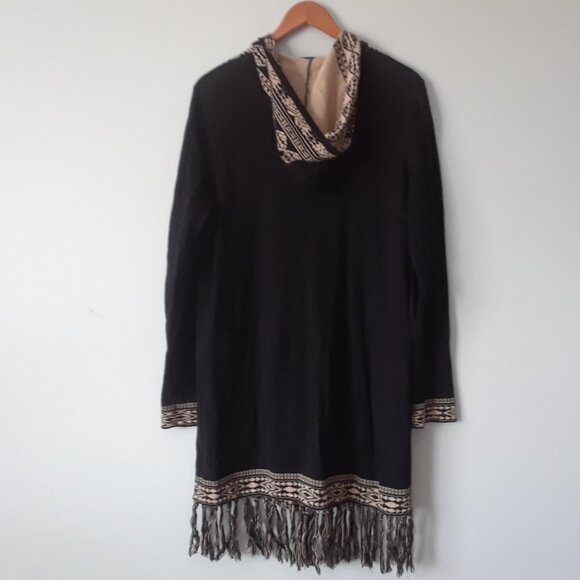 Lucky Brand 100% Cotton Boho Fringe Cardigan - Picture 4 of 11